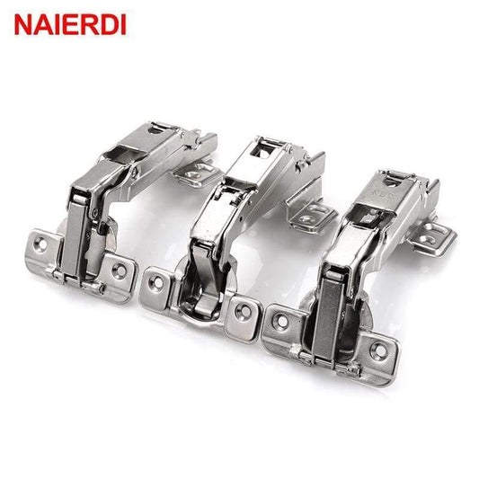 Norvo | 175 grader hydraulisk bufferhengsel rustfritt stål buffer myk lukking skap dørhengsler for møbler hengsel