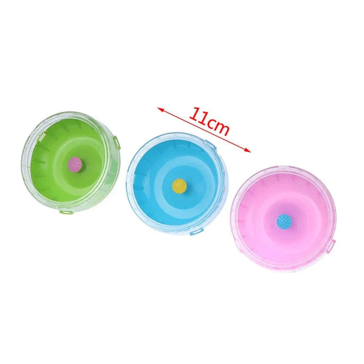 1 stk 11 cm Hamsterhjul Liten Dyr Løpedisk Leker Søt Plast Jogging Treningshjul Kattbur Tilbehør | Skanto