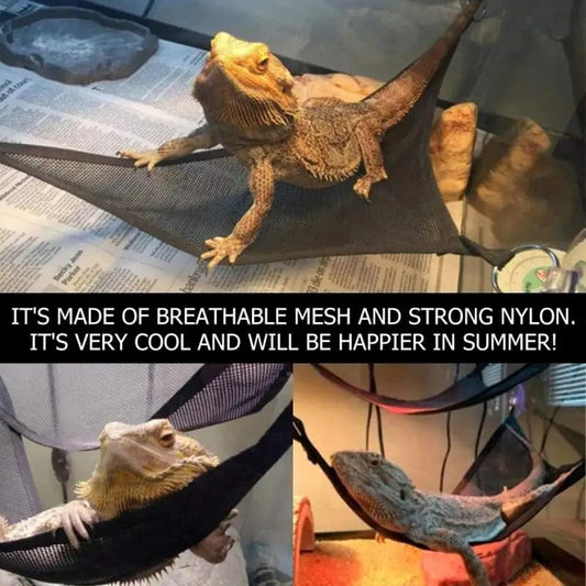 Norvo | 2 Pack Bartagame Hengekøye Echsen-Lounger Stige Hengekøye Tilbehør Reptilhabitat Terrariedekorasjon For Be