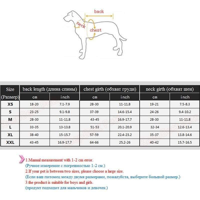 Norvo | Hundeklær Vinter Fransk Bulldog Hundeklær For Små Hunder Bomull Polstret Varmt Antrekk Frakk Jakke For Chihuahua Kjæledyr Klær