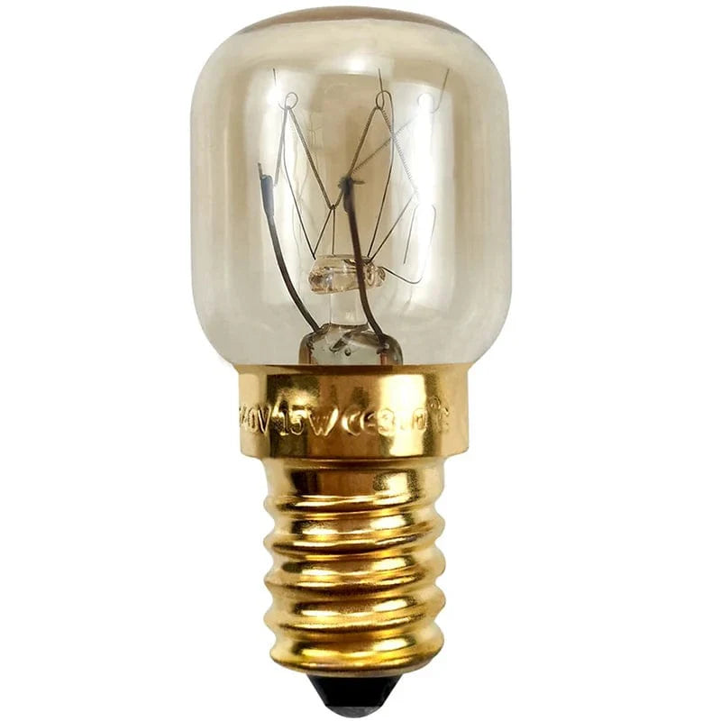 220V Høytemperaturpære 15W 25W E14 300 Grad Mikrobølgeovn Lyspære Tungsten Filament Dampkoker Lampepærer Saltpære | Skanto