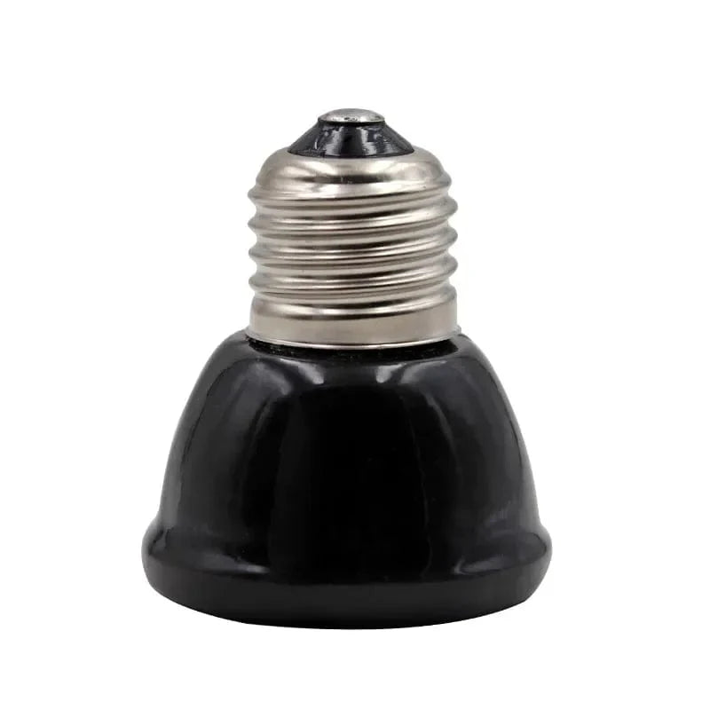 Keramisk Emitter Varme Lys Mini Svart Kjede Oppvarming lampe Infrarød Pære 25/50/75/100W Inkubator Kyllinger Reptil Lampe | Skanto