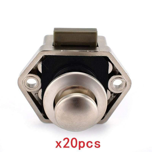 Norvo | 20 Pack, KAK Auto Camper Lås - 20mm Trykklås for Camperbiler, Bobiler Yacht Trykklås - Låser for Hardware, Møbler, Skap
