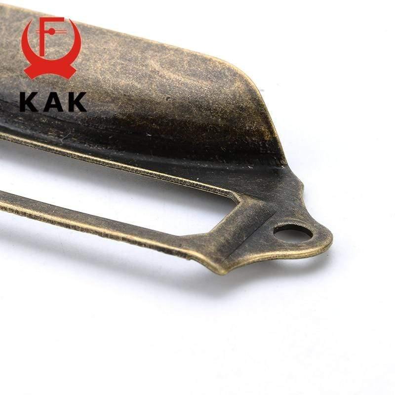 Norvo | Antikk Messing Metall Etikett Trekk Ramme Håndtak Fil Firmaknapp Kortholder For Møbler Skap Skuffeske Hardware