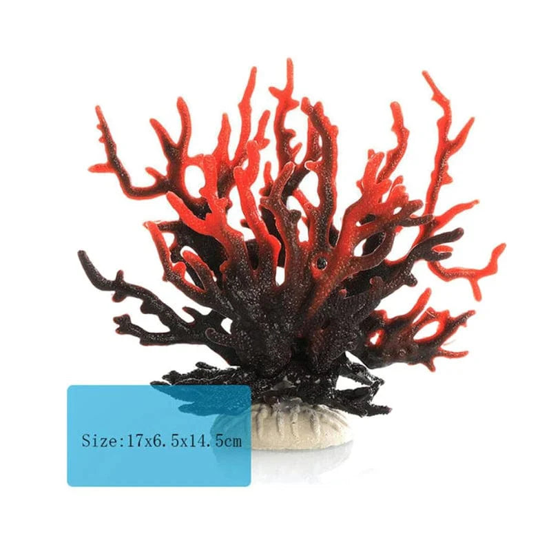 Fluorescerende akvarium dekor fisketank landskapskorall simulering korall ornament små undervanns verden landskap dekor | Skanto