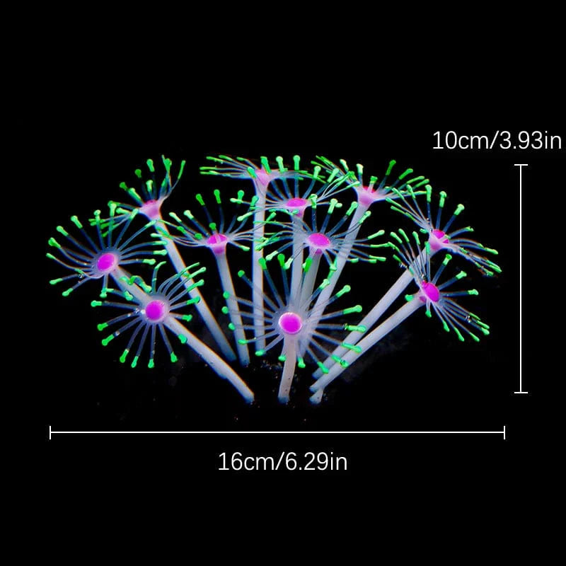 Fluorescerende akvarium dekor fisketank landskapskorall simulering korall ornament små undervanns verden landskap dekor | Skanto