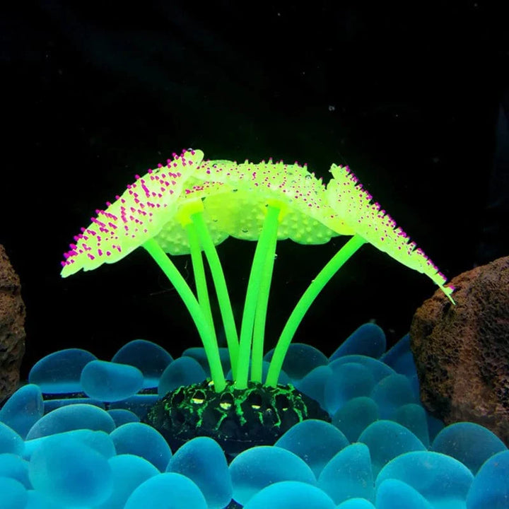 Fluorescerende akvarium dekor fisketank landskapskorall simulering korall ornament små undervanns verden landskap dekor | Skanto