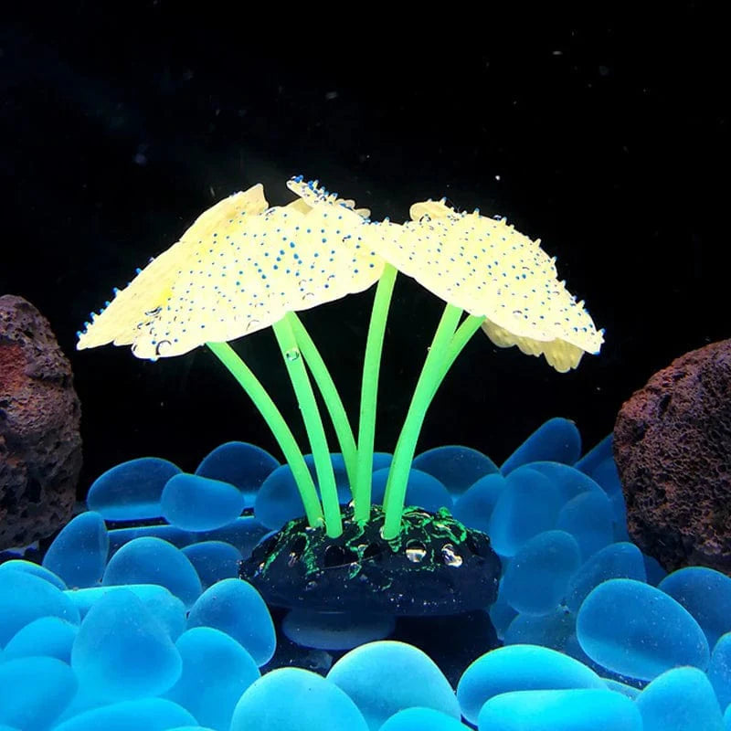 Fluorescerende akvarium dekor fisketank landskapskorall simulering korall ornament små undervanns verden landskap dekor | Skanto