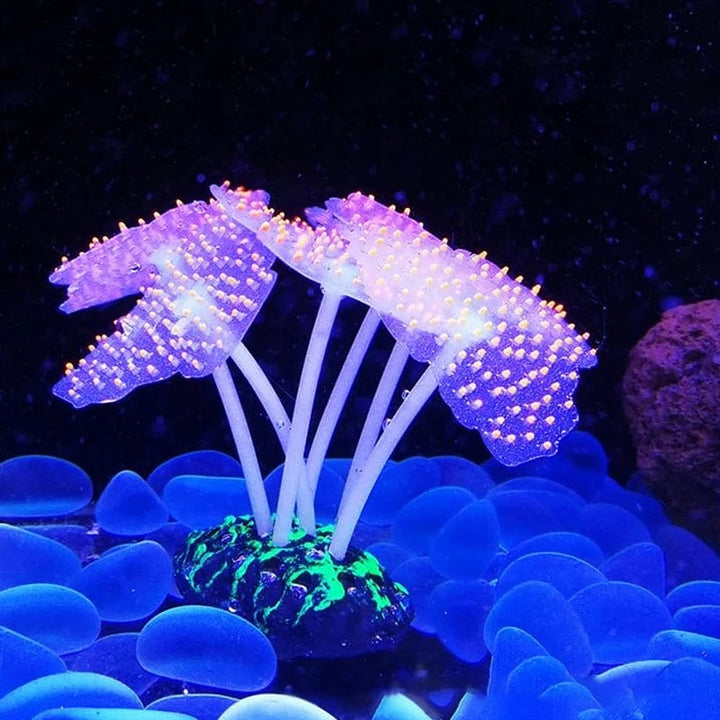 Fluorescerende akvarium dekor fisketank landskapskorall simulering korall ornament små undervanns verden landskap dekor | Skanto