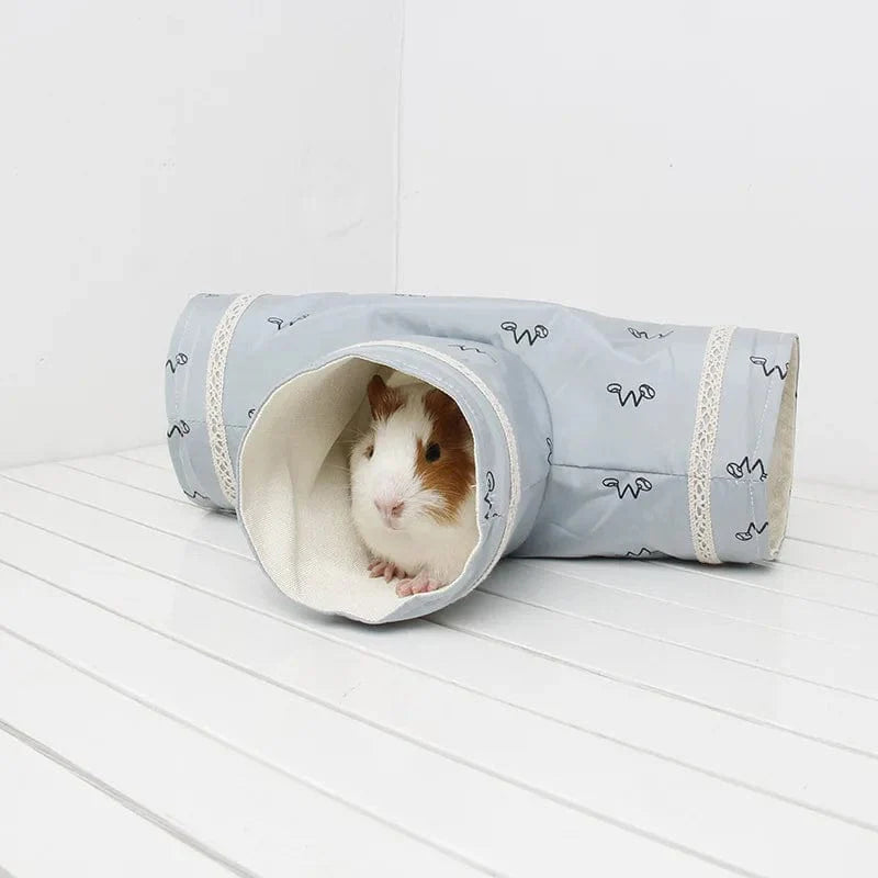 Norvo | Meerschweinchen Tunnel Rør Chinchilla Igel Nederlandsk Rattete Hamster Bur Tilbehør Supplie Bartagame Liten Dyr Soveplass Leketøy