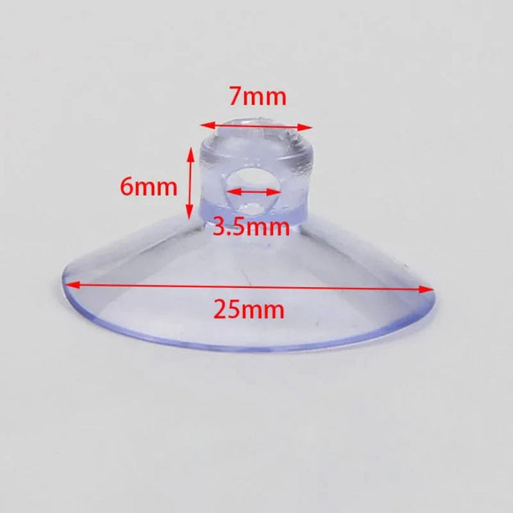 10Pcs Svart Akvarium Sugekop Luftslangeholder Suger for Fisketank Pumpe Oksygen Luftslange Festeklem Tilbehør For Akvarium | Skanto