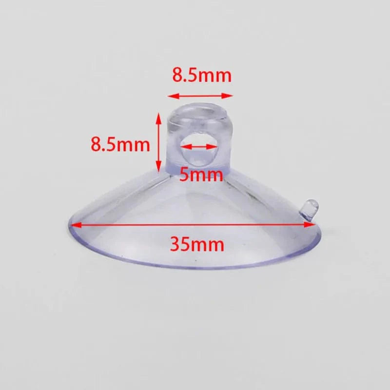 10Pcs Svart Akvarium Sugekop Luftslangeholder Suger for Fisketank Pumpe Oksygen Luftslange Festeklem Tilbehør For Akvarium | Skanto