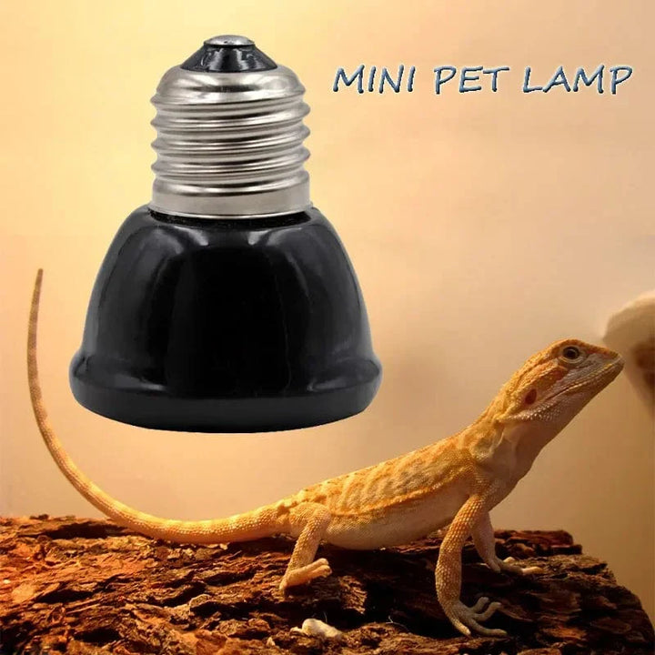 Keramisk Emitter Varme Lys Mini Svart Kjede Oppvarming lampe Infrarød Pære 25/50/75/100W Inkubator Kyllinger Reptil Lampe | Skanto