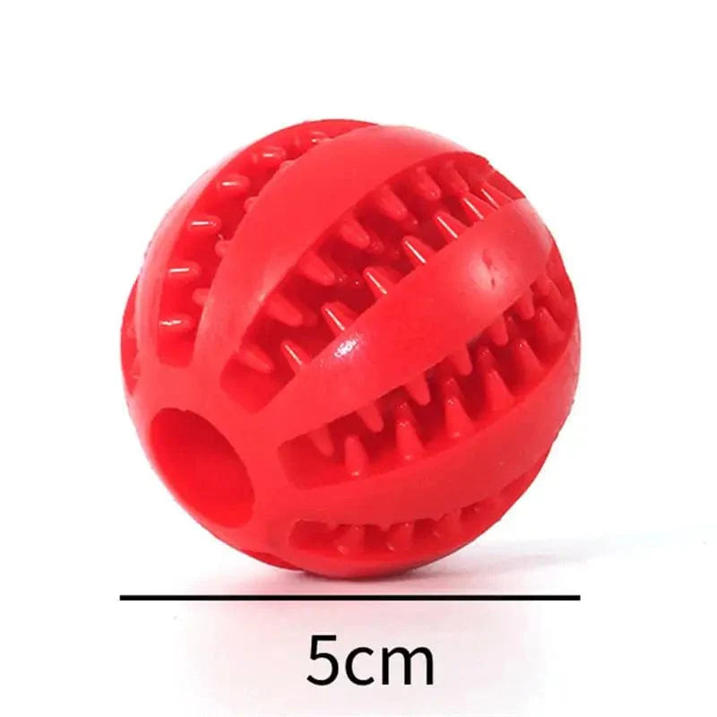 Hundematballer Katt hund leketøy Interaktive gummiballer for små store hunder Valp katt tyggleketøy Tannrens for kjæledyr | Skanto