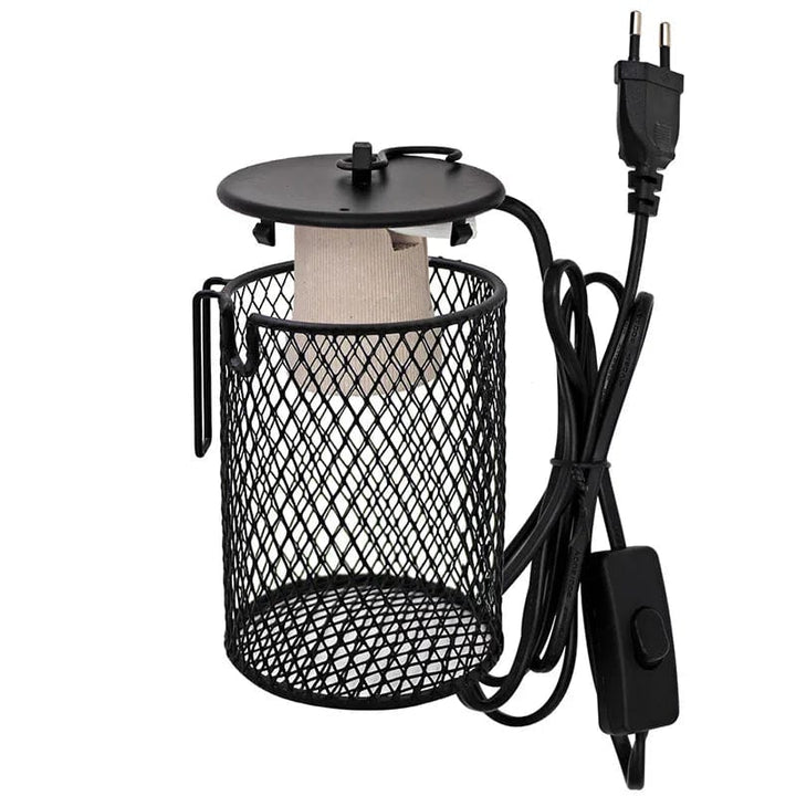 E27 Pet Heating Lamp for Turtle Snake Lizard Infrared Ceramic Emitter Heat Light 50W/75W/100W Reptile Lamp Reptile Light EU Plug | Skanto