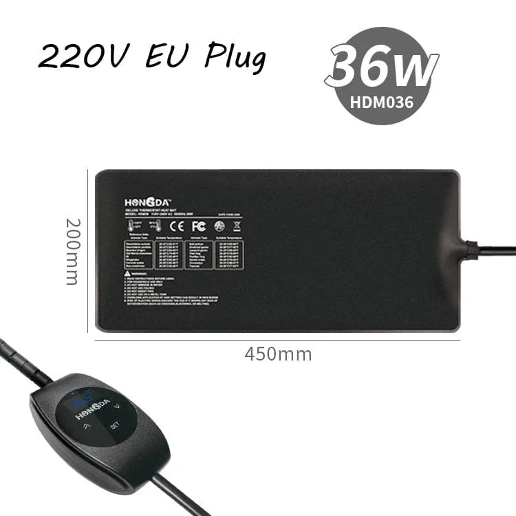 Terrarium Reptiler øgle Varmepute Klatre Kjæledyr Oppvarming Varmeputer Intelligent Justerbar Temperaturregulator Matter 110v/220v | Skanto