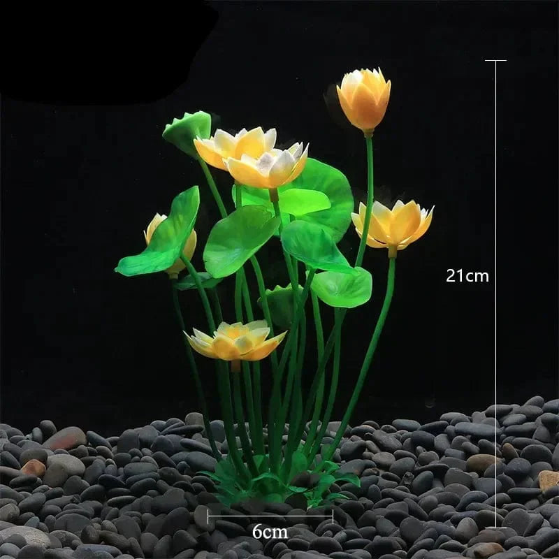 Fiskebowl Vannplante Dekorasjon Akvarium Dekor Aquatiske Planter Under Vann Plast Künstig Gress Tilbehør Husdyrforsyninger Hjem | Skanto