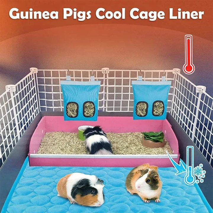 Guinea Pig Bur Mats Sommer Liten Dyr Kjølematte Pustende Hamster Tiss Pad for Kaninbur Chinchilla Pigger Kæledyr Artikel | Skanto
