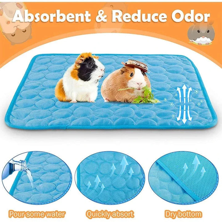Guinea Pig Bur Mats Sommer Liten Dyr Kjølematte Pustende Hamster Tiss Pad for Kaninbur Chinchilla Pigger Kæledyr Artikel | Skanto