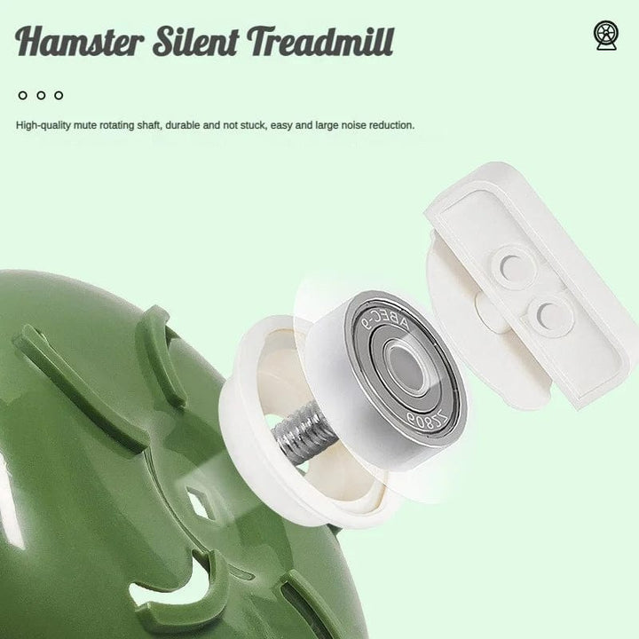Hamster Sport Løpehjul Rotte Liten Gnager Mus Stille Jogging Hamster Gerbiler Trening Leketøy Hamster Tilbehør Rotte Leker | Skanto