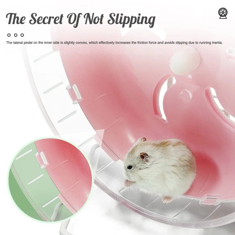Hamster Sport Løpehjul Rotte Liten Gnager Mus Stille Jogging Hamster Gerbiler Trening Leketøy Hamster Tilbehør Rotte Leker | Skanto