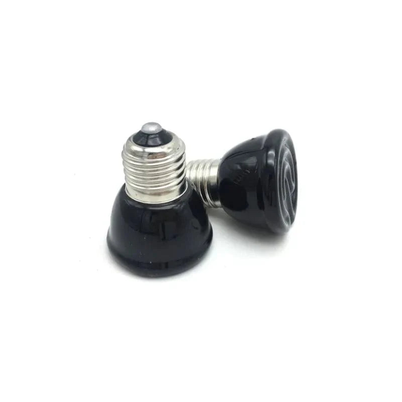 Mini Infrarød Keramisk Varme Lampe, Varmeutskiller Lyspære, Kjæledyr Reptil, Skilpadde Terrapin, Små Kjæledyr, 20W, 40W, 60W, 80W | Skanto