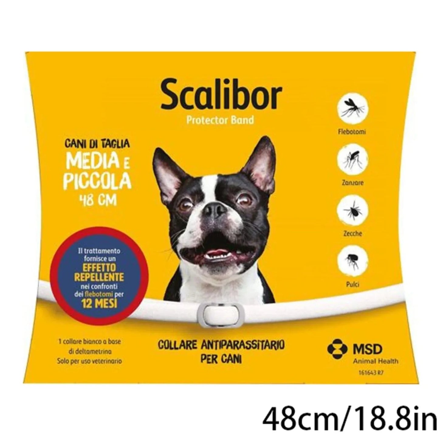 Norvo | Ny 48/65CM kjæledyr anti-lopper flått antiparasitt kattehalsbånd hundebeskyttelse justerbare halsbånd for valp katt store hunder tilbehør