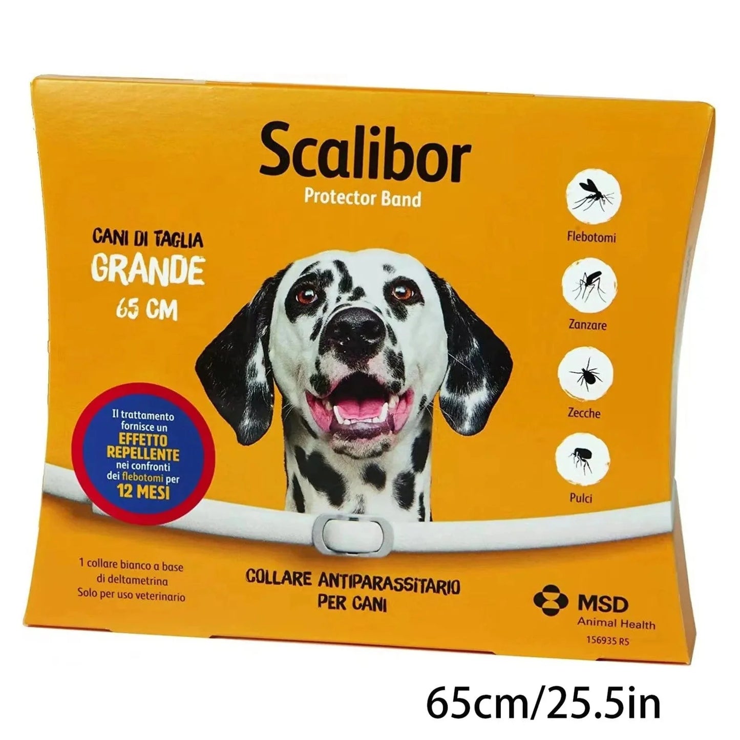 Norvo | Ny 48/65CM kjæledyr anti-lopper flått antiparasitt kattehalsbånd hundebeskyttelse justerbare halsbånd for valp katt store hunder tilbehør
