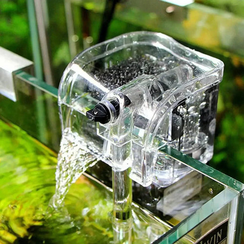 Performance Hang-On The Back Power Filter for Desktop and Betta Aquarier Submersibel pumpe oksygentilførsel | Skanto