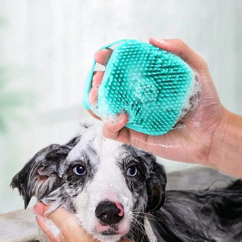 Pet Badekostmyk Myk Silikon Massasje Dusjgel Badekost Rengjøringsverktøy Kam Hund Katt Rengjøring Stell Utstyr | Skanto