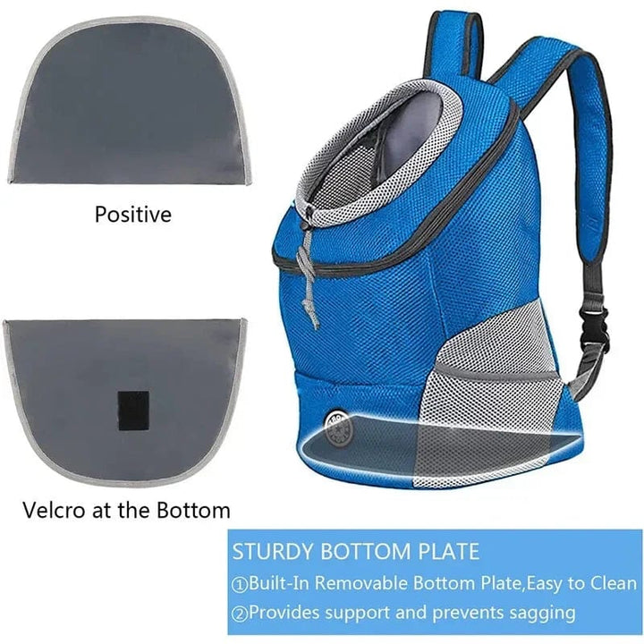 Pet Dog Travel Backpack Portable Outdoor Breathable Mesh Cat Puppy Double Shoulder Carrier Bag for Small Large Dogs Pet Supplies | Skanto