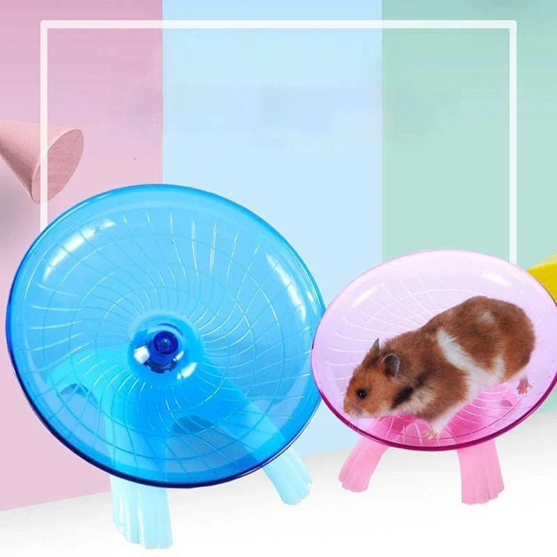 Pet Hamster Flygende Tallerken Trening Ekorn Hjul Hamster Mus Løpedisk | Skanto