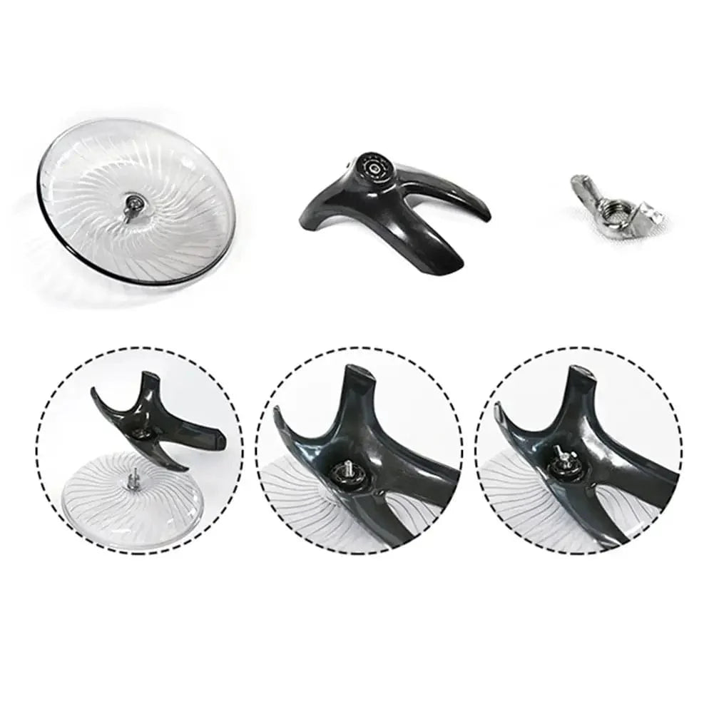 Pet Hamster Løpehjul Stille Flygende Tallerken Stålakselhjul Løpedisk Leker Bur Liten Dyr Hamster Tilbehør Drop Ship | Skanto
