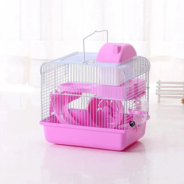 Hamsterbur Glamping Tilbehør Mus Leketøy Villa Lite Hus Skjul Hytte Plast Kattereise Ratt | Skanto