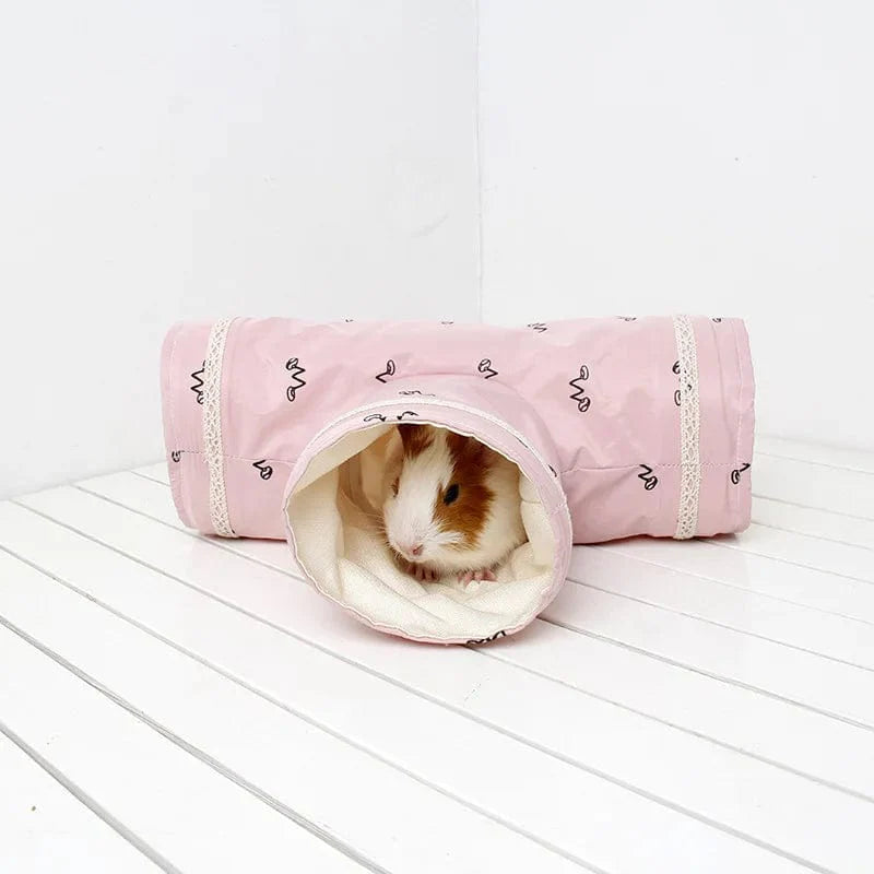 Norvo | Meerschweinchen Tunnel Rør Chinchilla Igel Nederlandsk Rattete Hamster Bur Tilbehør Supplie Bartagame Liten Dyr Soveplass Leketøy