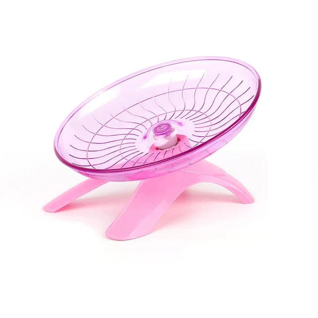 Pet Hamster Løpehjul Stille Flygende Tallerken Stålaksling Løpedisk Leker Bur Lite Dyr Hamster Tilbehør | Skanto