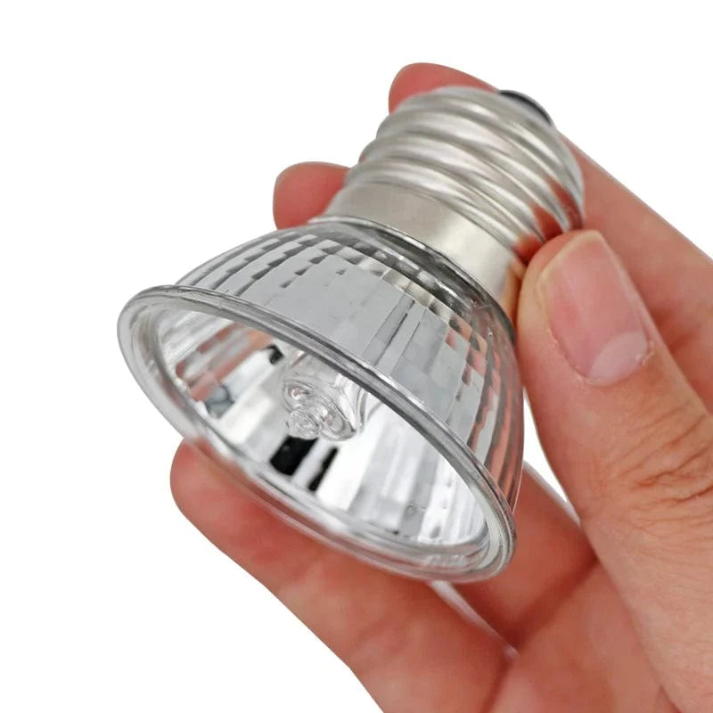 Reptil Lampe 25/50/75W UVA+UVB 3.0 Kjæledyr Varme Lampe Pære Skilpadde Basking UV Lys Pærer Amfibier Reptiler Temperaturkontroller | Skanto