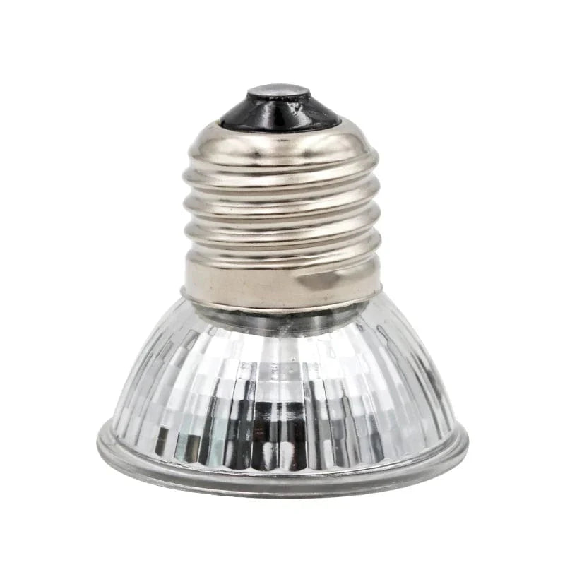 Reptil Lampe 25/50/75W UVA+UVB 3.0 Kjæledyr Varme Lampe Pære Skilpadde Basking UV Lys Pærer Amfibier Reptiler Temperaturkontroller | Skanto