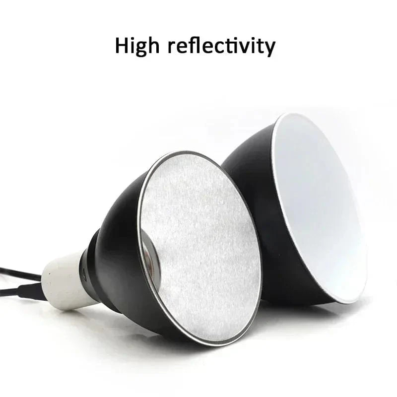 Reptil Lampe Sett Belysning 300W E27 100-240V UVB Reptil Oppvarmingslampe Stativ Kjæledyr Lyspære Holder Lampedeksel Utstrålingslampe | Skanto