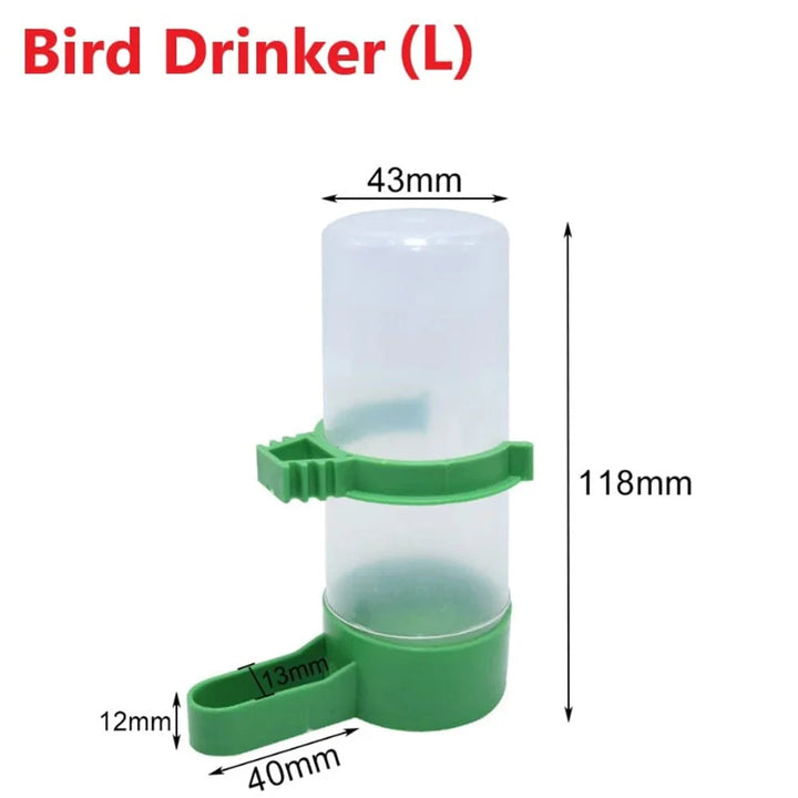 1/2/4PCS Vanningsautomat for Fugl Plast Mat Vann Feeding Automat Drinker Papegøye Kjæledyr Papegøye Drikke Kopp Skåler Kjæledyr Fugl Utstyr | Skanto