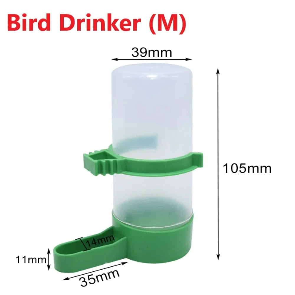 1/2/4PCS Vanningsautomat for Fugl Plast Mat Vann Feeding Automat Drinker Papegøye Kjæledyr Papegøye Drikke Kopp Skåler Kjæledyr Fugl Utstyr | Skanto