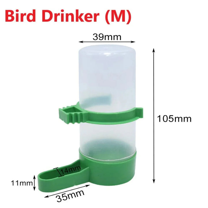 1/2/4PCS Vanningsautomat for Fugl Plast Mat Vann Feeding Automat Drinker Papegøye Kjæledyr Papegøye Drikke Kopp Skåler Kjæledyr Fugl Utstyr | Skanto