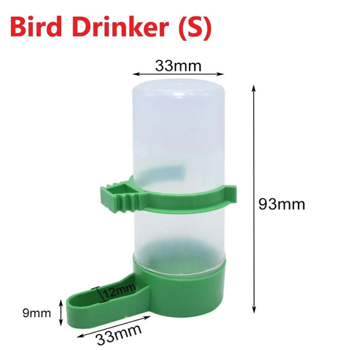 1/2/4PCS Vanningsautomat for Fugl Plast Mat Vann Feeding Automat Drinker Papegøye Kjæledyr Papegøye Drikke Kopp Skåler Kjæledyr Fugl Utstyr | Skanto