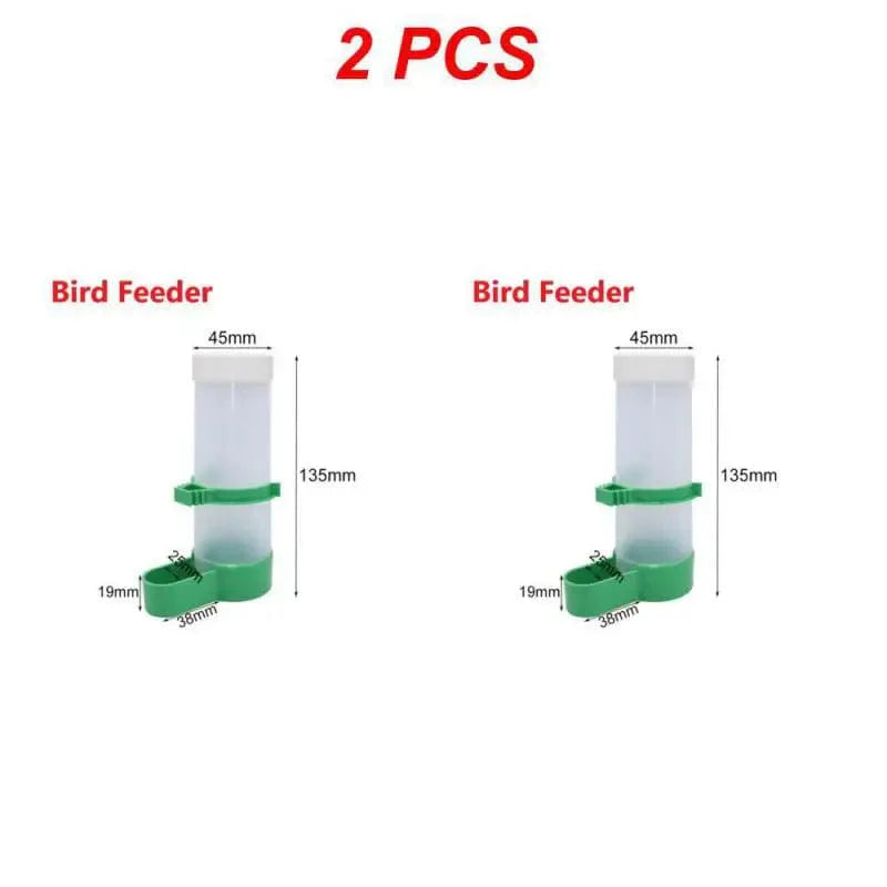 1/2/4PCS Vanningsautomat for Fugl Plast Mat Vann Feeding Automat Drinker Papegøye Kjæledyr Papegøye Drikke Kopp Skåler Kjæledyr Fugl Utstyr | Skanto