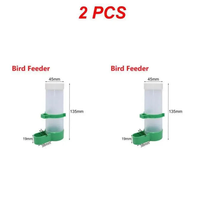 1/2/4PCS Vanningsautomat for Fugl Plast Mat Vann Feeding Automat Drinker Papegøye Kjæledyr Papegøye Drikke Kopp Skåler Kjæledyr Fugl Utstyr | Skanto