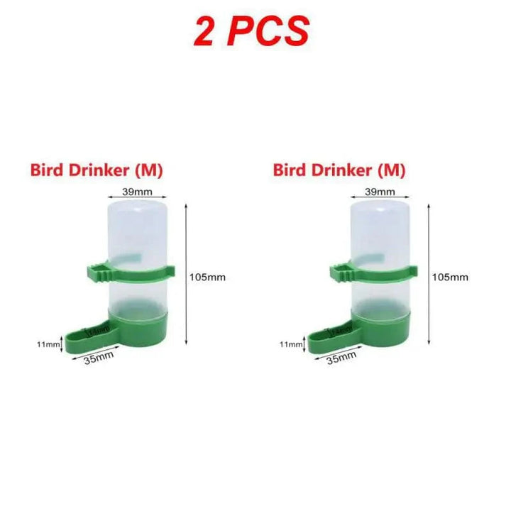 1/2/4PCS Vanningsautomat for Fugl Plast Mat Vann Feeding Automat Drinker Papegøye Kjæledyr Papegøye Drikke Kopp Skåler Kjæledyr Fugl Utstyr | Skanto