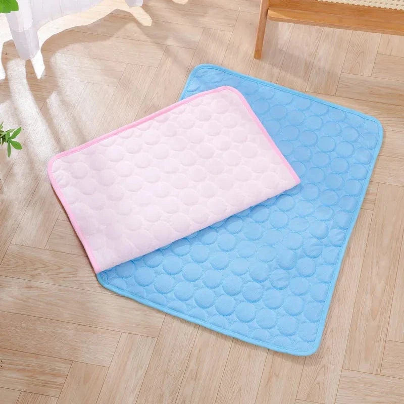 Sommerkjøling Pet Mat Gel Ice Pad for hunder katter Pustende myk kennel seng Antiskli varmt vær kjølig padde dyreforsyninger | Skanto