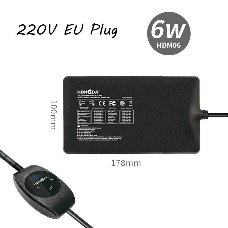 Terrarium Reptiler øgle Varmepute Klatre Kjæledyr Oppvarming Varmeputer Intelligent Justerbar Temperaturregulator Matter 110v/220v | Skanto
