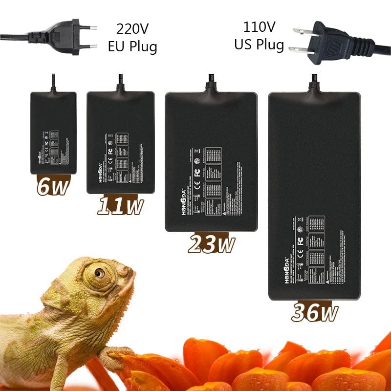 Terrarium Reptiler øgle Varmepute Klatre Kjæledyr Oppvarming Varmeputer Intelligent Justerbar Temperaturregulator Matter 110v/220v | Skanto
