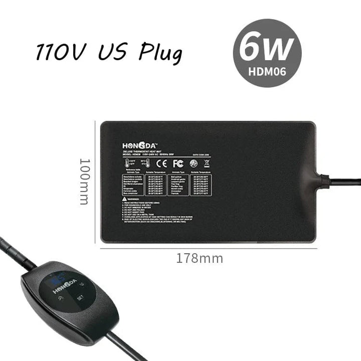 Terrarium Reptiler øgle Varmepute Klatre Kjæledyr Oppvarming Varmeputer Intelligent Justerbar Temperaturregulator Matter 110v/220v | Skanto
